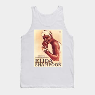 ELIDA Mens Shampoo Soap Austrian Art Deco Vintage Advertising Tank Top